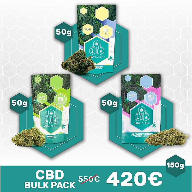 CBD Alchemy CBD Bulk Pack (150 gramos)