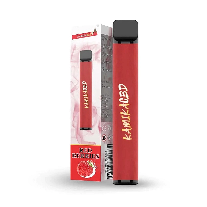 KamikaCBD Vapes desechable Red Berries
