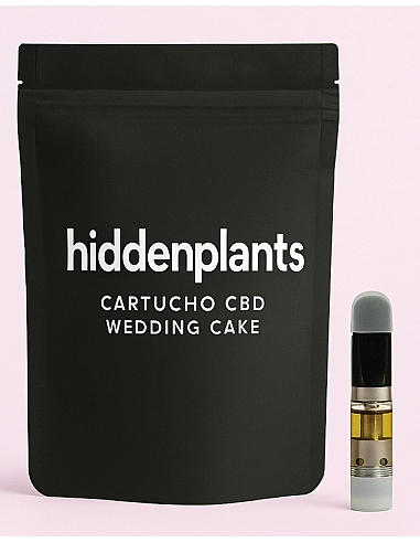 HIDDENPLANTS PACKS CARTUCHO 91% CBD...