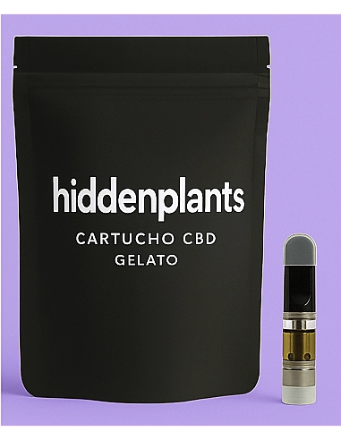HIDDENPLANTS CARTUCHO 91% CBD GELATO 1ML