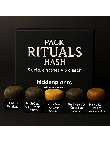 HIDDENPLANTS Pack RITUALS HASH – 5...