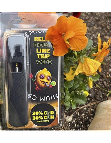 RELAXHOUSECBD VAPE Lime Trio Vape 30%...