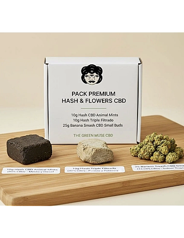 THE GREEN MUSE  Pack Hash & Flowers –...