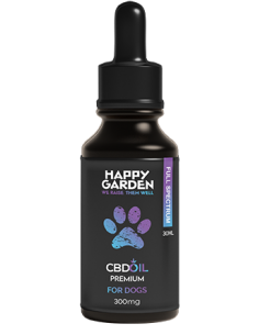 Happy Garden CBD Tintura de CBD de espectro completo para perros 300 mg