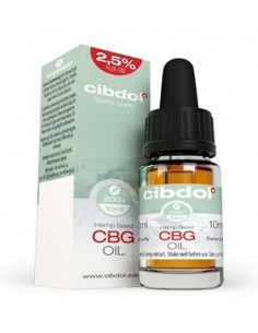 Cibdol Aceite de CBG 2,5% y CBD 2,5%