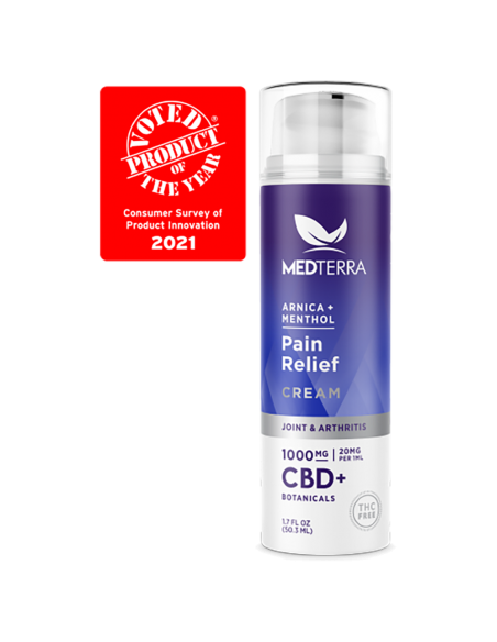 Medterra CBD Menthol Pain Relief Cream, 1000mg, 50ml