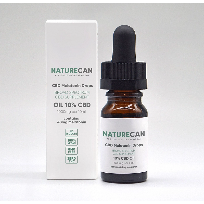 Naturecan Aceite CBD 10% con Melatonina 10ml