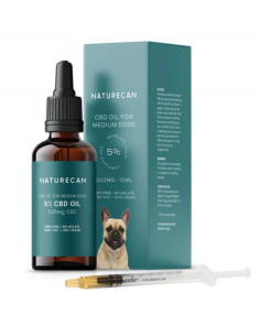 Naturecan Aceite CBD para perros 5% - 10ml 500 mg
