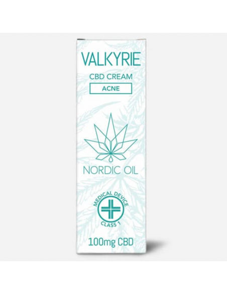 Nordic Oil Valkyrie Crema de CBD para el acné