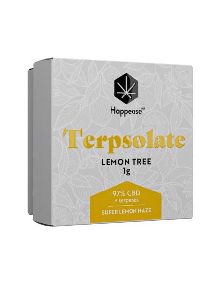 Extracto o resina CBD Happease Terpsolate formulacin LEMON TREE. 97% CBD y terpenos (1g)
