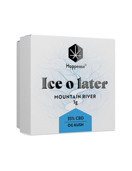 Extracto o resina CBD Happease Ice o later formulacin MOUNTAIN RIVER. 35% CBD  (1g)