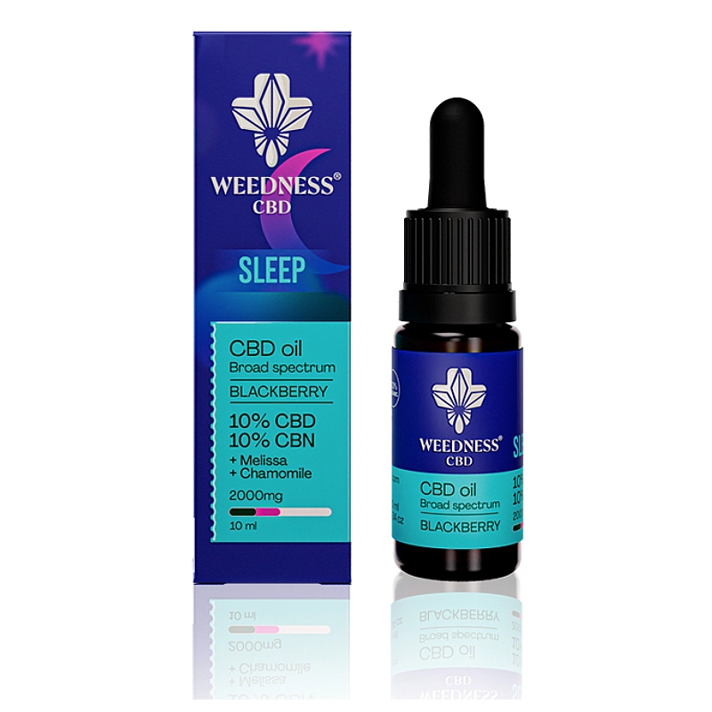 Weedness Aceite de CBD Premium Sleep...