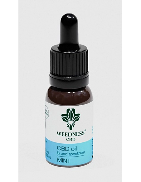 Weedness Aceite de CBD Premium Sport - Broad Spectrum 20% + CBG 20% Menta (10ml)