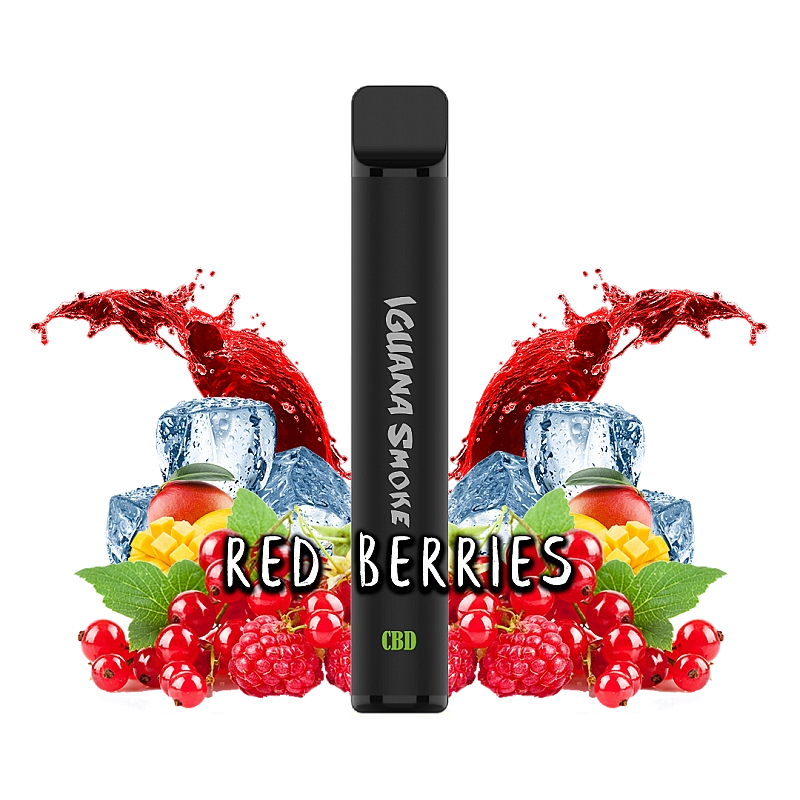 Iguana Smoke Pod CBD Red Berries
