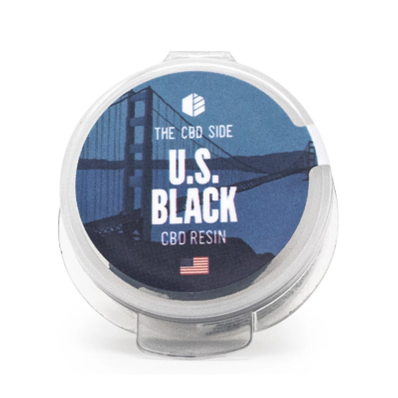 The CBD Side Hash US Black 1.25gr
