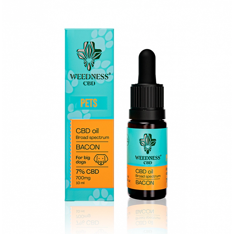 Weedness CBD 7% Broad Spectrum Perros...