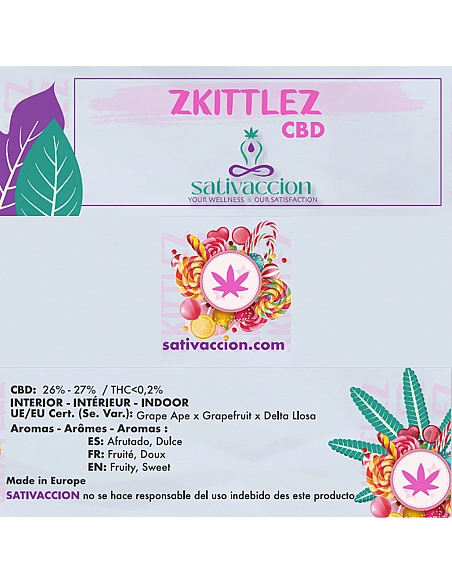 Sativaccion Flores CBD ZKITTLEZ