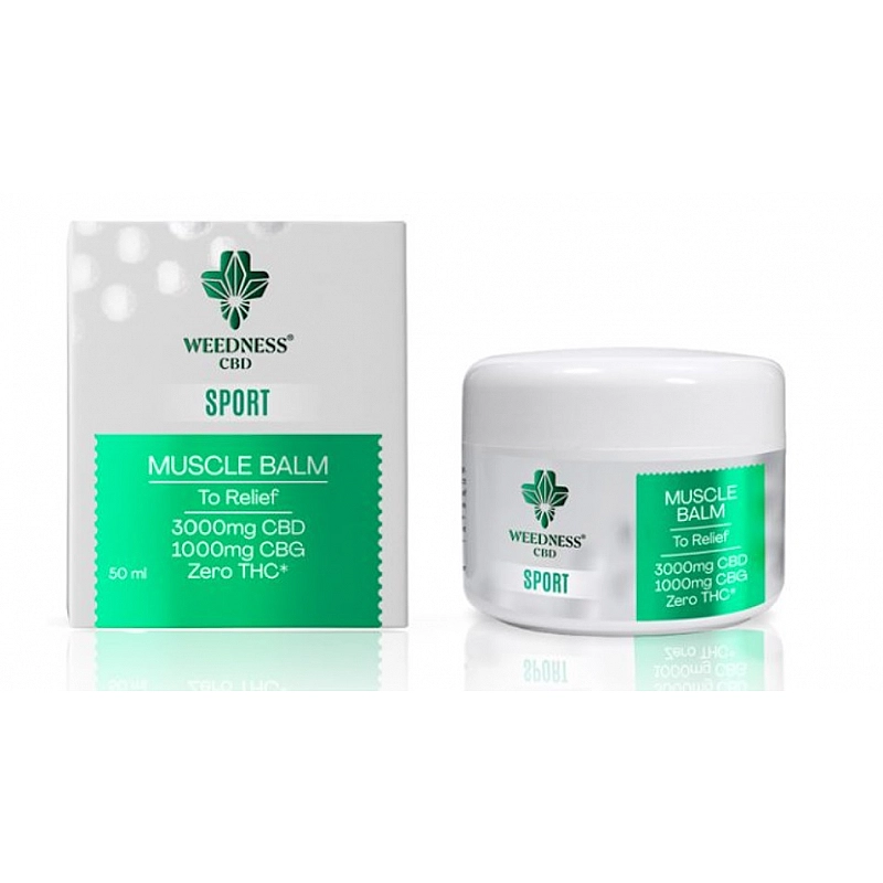Weedness CBD Bálsamo muscular 3000mg...