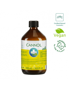 Annabis cannol 500 ml Aceite natural de cáñamo hidratante alivio y masaje